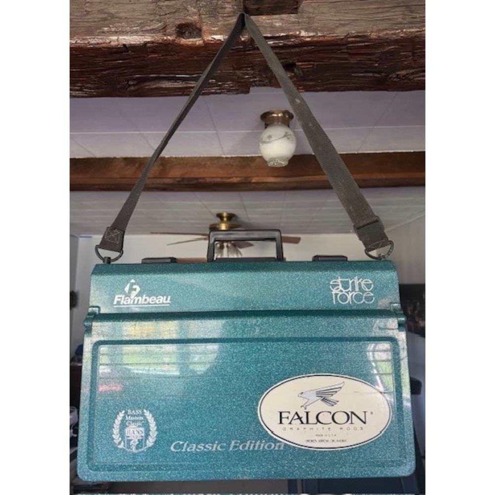 Flambeau Strike Force 7790 Tackle Box Teal Glitter Classic Edition Vintage Case